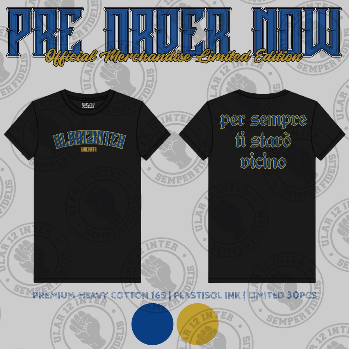 ULAR12INTER's tweet image. OPEN PRE-ORDER!!
Official Merchandise by #Ular12 @ICI_Jakarta
Kuota Terbatas Hanya 30pcs
Pre-Order sampai 5 Oktober 2022 

• Harga: 120.000 Belum Ongkir
• Bahan: Premium Heavy Cotton 16s
• Sablon: Plastisol Ink
• Free Sticker 
Pemesanan  bit.ly/T-shirtULAR12