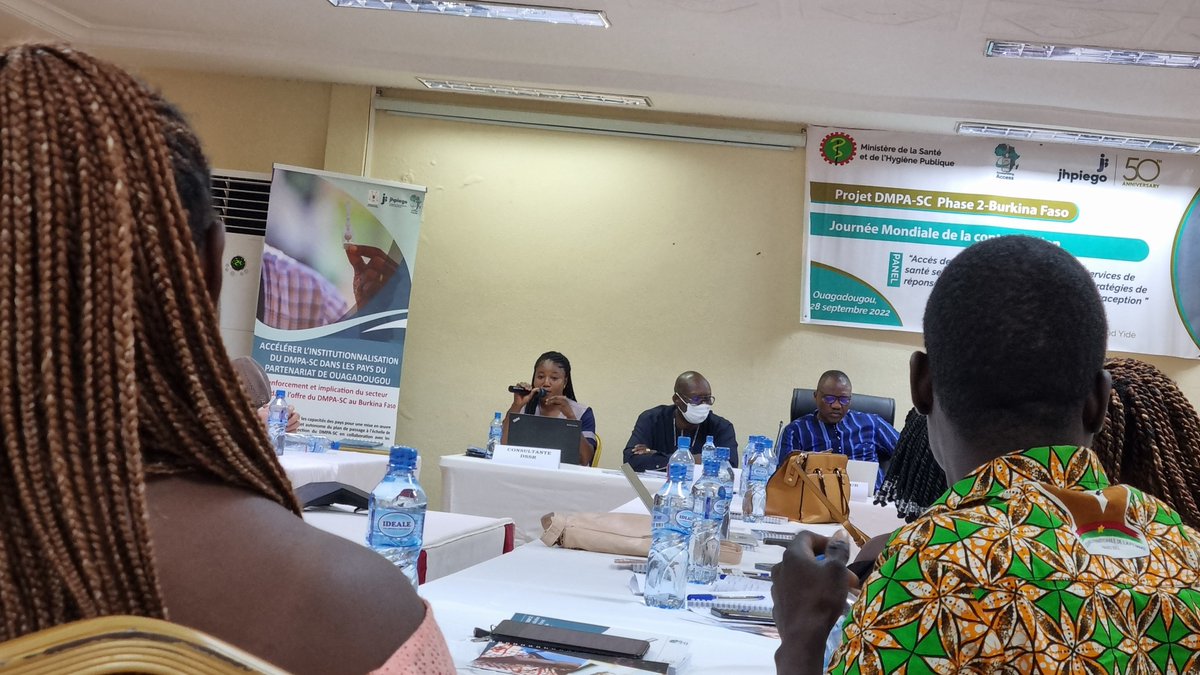 "Toute personne a droit aux services de santé sans discrimination selon les textes. C'est dans l'application que survient le problème en ne tenant pas compte des différentes catégories de personnes". Mme Habibou KABRE-Consultante #DSSR
 #DmpascNow2
#UtilisonsPf
#JMC2022