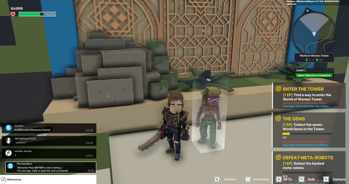 flinal1's tweet photo. @TheSandboxGame @worldofwomennft I just participated in the #SandboxAlphaS3Giveaway for a chance to win 500 SAND! Found the hidden room in World of Women Tower, check out my screenshot below!
👇 https://t.co/zykpOupqrM