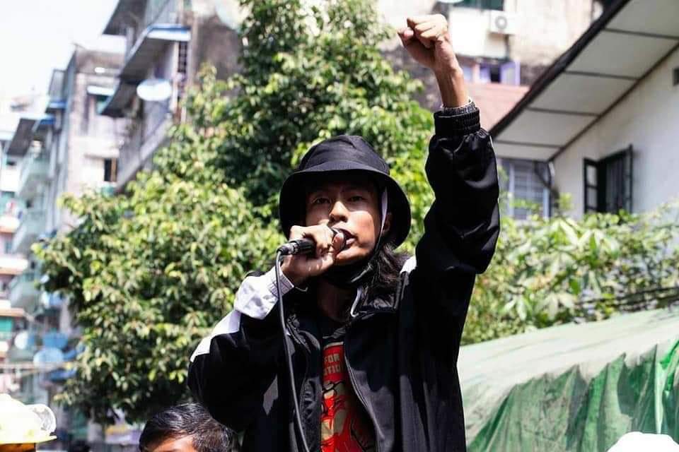 TheChindwin's tweet photo. Myanmar’s military regime has handed on Wednesday Wai Yan Phyo Moe, Vice Chairman of All Burma Federation of Students’ Union (ABFSU) to 2 years jail sentence, which is an addition to the previous sentence of 5 years and 3 months. 

Photo/Oway https://t.co/FzuipZmYvD