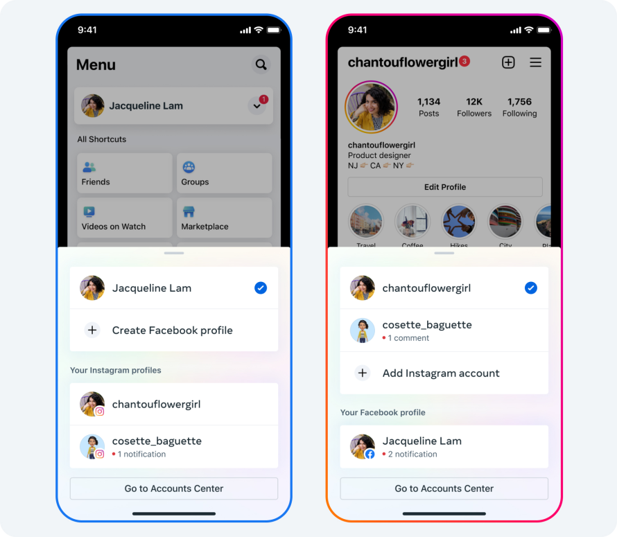 AddonSolutions's tweet image. 🚨App News Alert🚨
The #Meta test feature which lets users switch between #Facebook and #Instagram easily.
#news #APPNews #Trending #TrendingNow #TrendingNews #appdevelopment #mobileapps #Hiring #Jobs #Web3 #PHP #womenintech #programming #javascript #NodeJS #SaaS