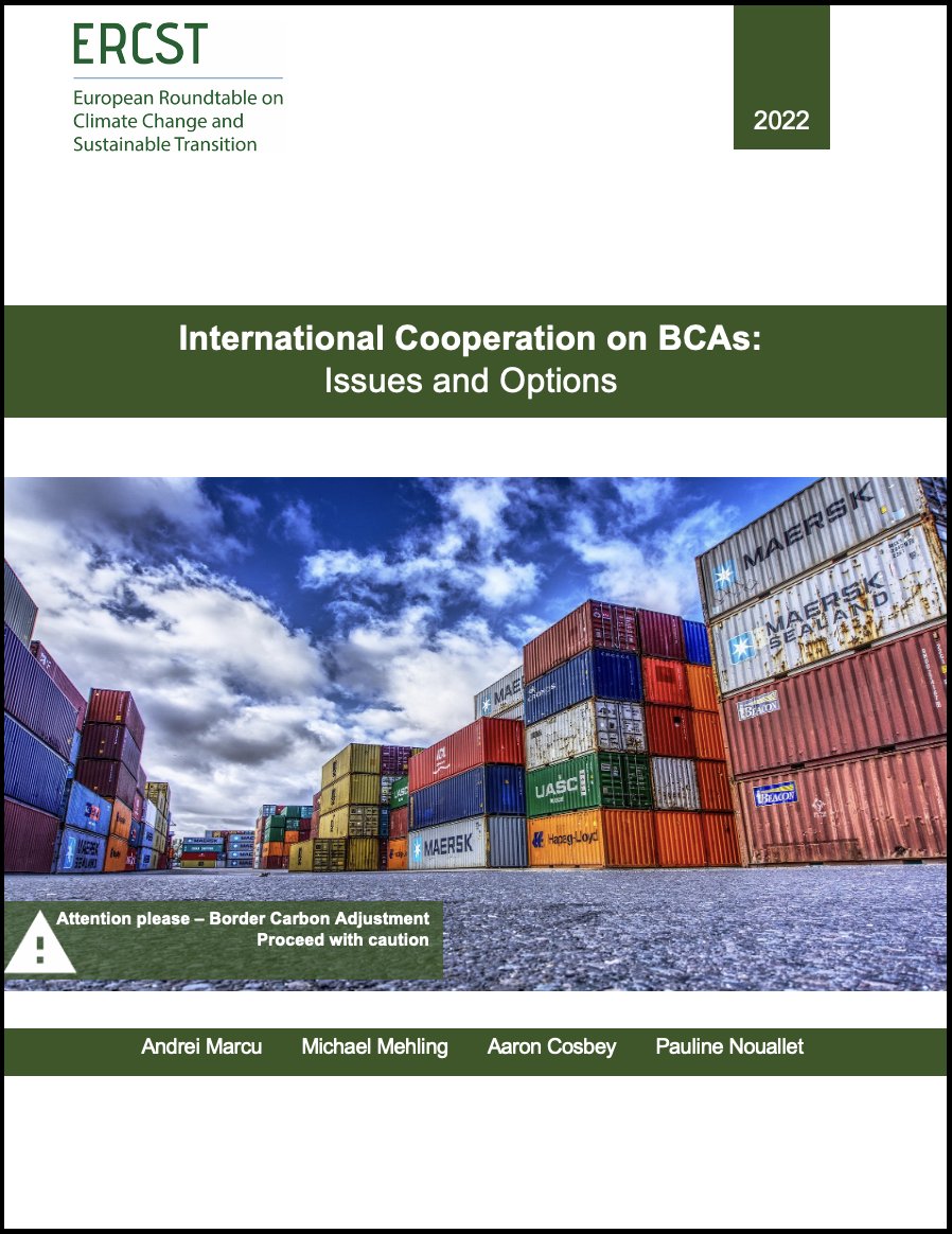 💥OUT NOW💥 Report on International Cooperation on BCAs ❓Why is international cooperation on BCAs important? ❓What can international cooperation on BCAs look like? ❓Are climate clubs a viable option for BCA cooperation? Find out more ➡️ ercst.org/international-…