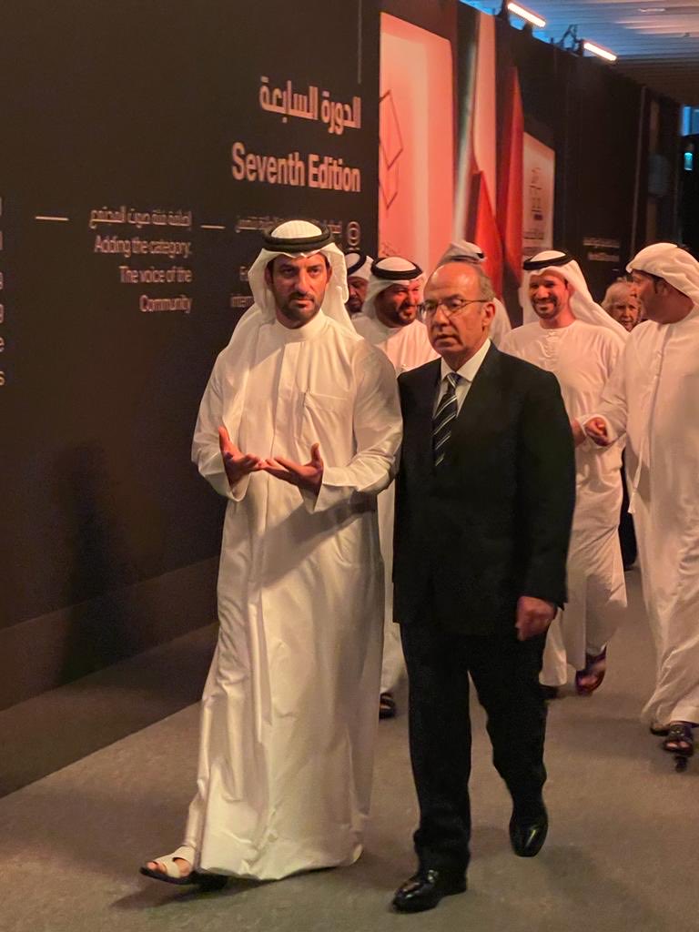 FelipeCalderon's tweet photo. Estoy en Sharjah, Emiratos Árabes Unidos, participando en el foro #IGCF2022, donde expuse los principios de la “Nueva Economía Climática��� #newclimateeconomy . Agradezco al Príncipe Real y al ViceGobernante su hospitalidad. https://t.co/O99JIO1cjz