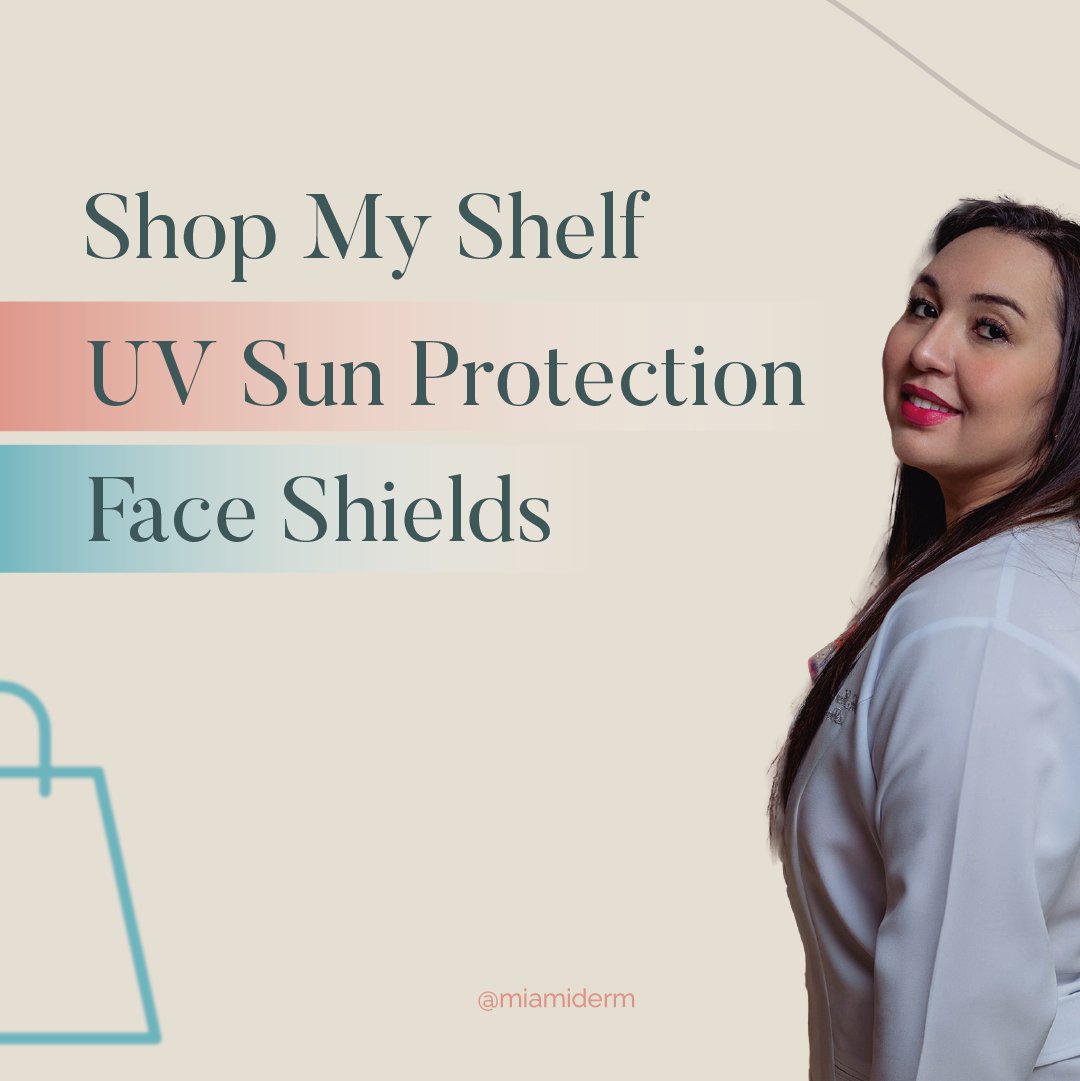 DrMiamiDerm's tweet photo. The best thing you can do for your skin is protect it from the sun ! 
Visit the link in my bio under “Shop My Shelf” and browse through the many options available for face shields ! 

#instaskincare #deadskincells #dermatologistskincare https://t.co/EgPmHVoseT