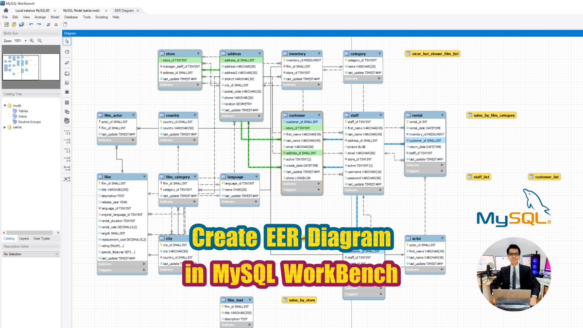Create ER Diagram of a Database in MySQL Workbench (Reverse Engineering)
- สอนสร้าง ER Diagram ด้วย MySQL Workbench
👉 (Premiere) youtu.be/3LTRm6kRimw

#MySQLWorkbench #ERDiagram #MySQL #Database #Programming #Coding #CodeAMinute #iBasskung