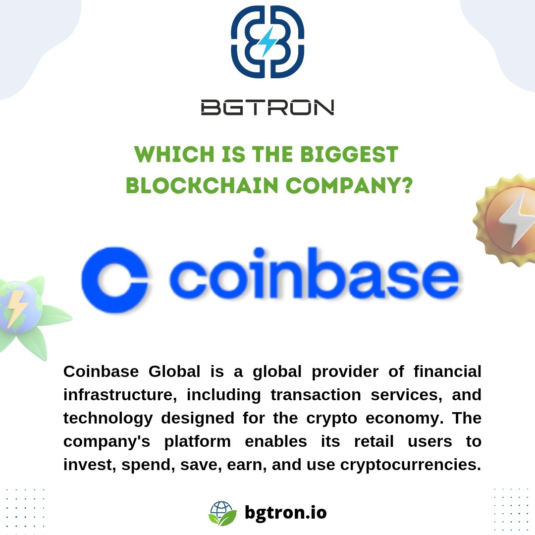 bgtronofficial's tweet photo. Which is the Biggest Blockchain Company?
🚀 https://t.co/L0JXeqY33E
@bgtronofficial
#blockchain #coinbase #finance #cryptoecconomy #cryptoexchange #cryptocurrencies #renewables #bgt #bgtron #bgttoken #greencrypto #energysector #bgtplatform https://t.co/JzHDeYa7ly