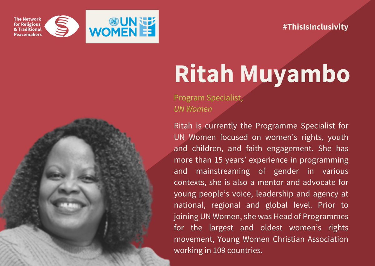 peacemakersnetw's tweet photo. There is still time to register to join in launching 🆕inclusivity briefs w/Netw Members! 

📅 29 September at 8 AM EDT/2 PM CET

🌐 Learn how to ensure inclusivity in your advocacy, research, networking, &amp; capacity-building efforts. #ThisIsInclusivity

📝https://t.co/rQHkXLsIQ4 https://t.co/H0umTz6JJK
