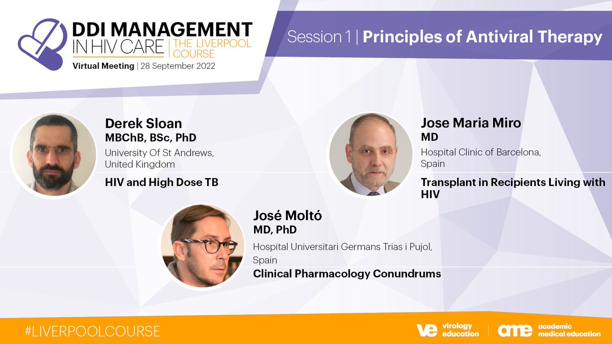 ClinicalDDIs's tweet photo. Earn 2 #CME credits, update your knowledge, &amp; reconnect w/ colleagues!
Dive into the latest on #pharmacology, #DDIs, #antiretovirals &amp; more at the #LiverpoolCourse!
Fees are waived. 
👉Register here: https://t.co/KBPpOYBcOb https://t.co/vIFBgAwJTE