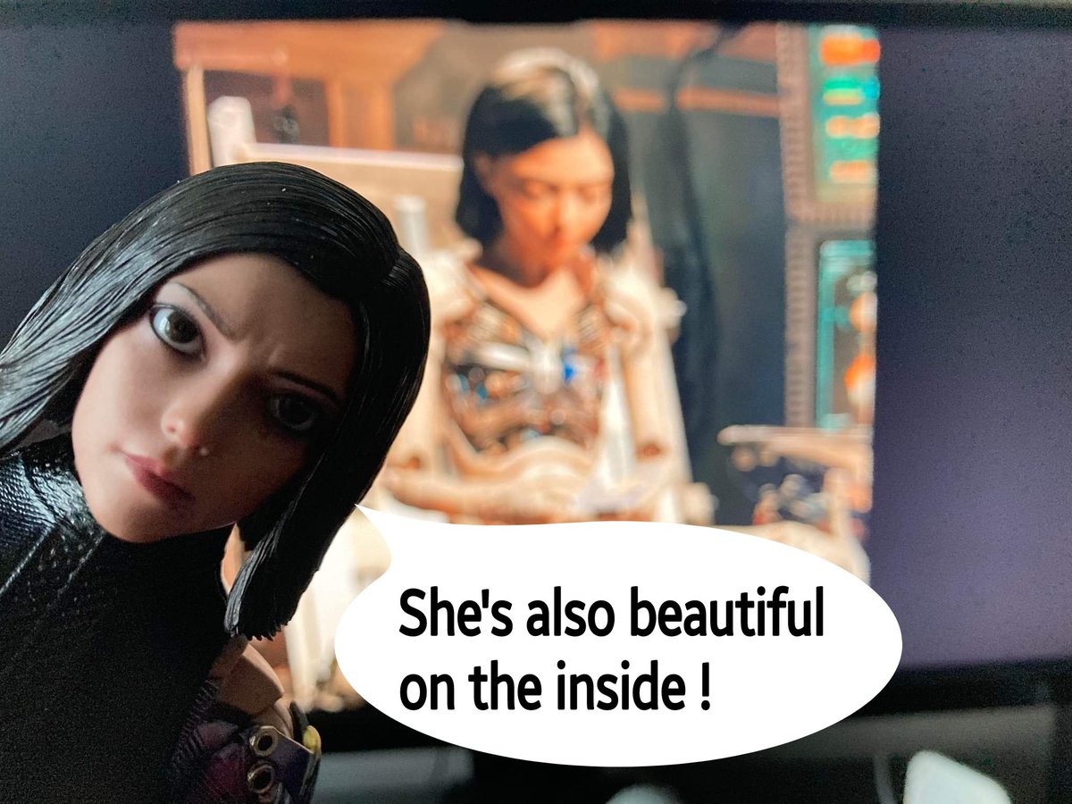 alexiogrenier's tweet photo. Because inside beauty is also important. 🍊❤️🙃

#insidebeauty #AlitaArmy #AlitaBattleAngel #AlitaSequel #moviescene #HotToysAlita #cute #adorable #scene #alita https://t.co/exKtel9TGq