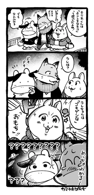 4コマ絵日記  大学時代「例え遊び」 
