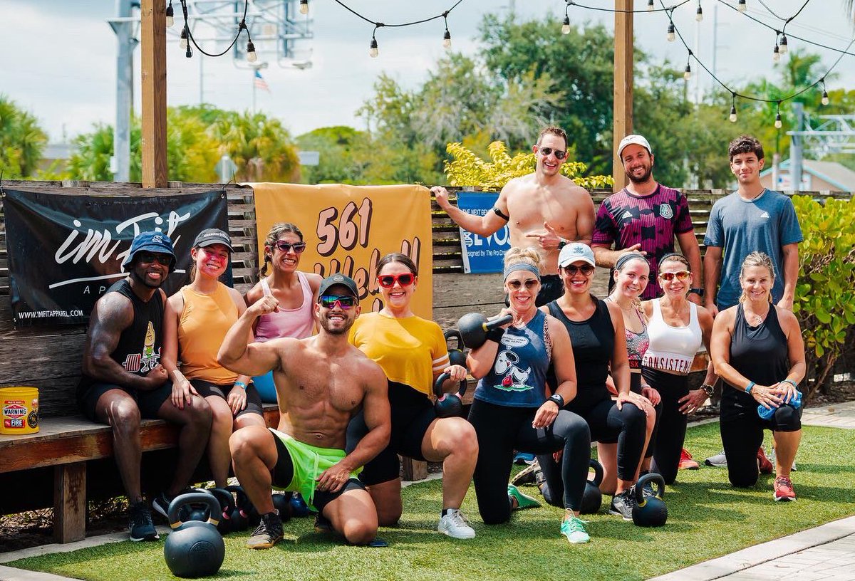 kbsandbeers's tweet photo. KBs &amp; Beers September was a vibe!🍻 #Kettlebells https://t.co/SnigdJqSlA