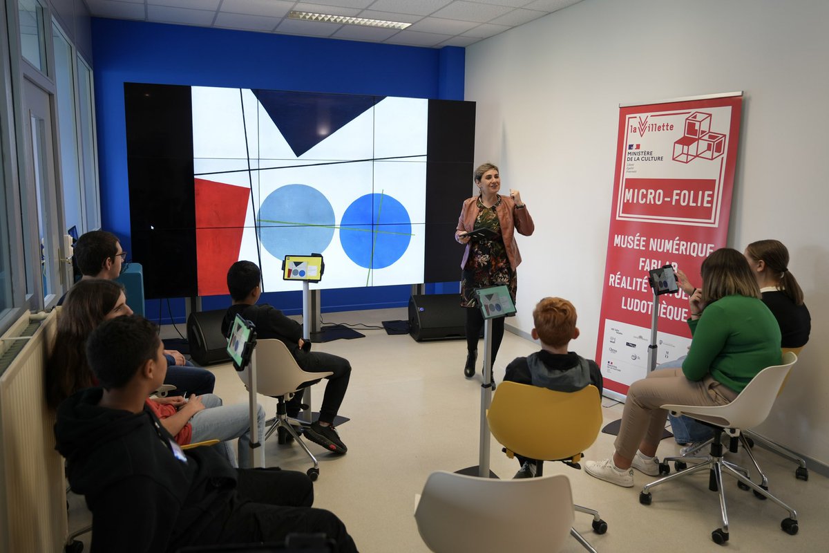 acnancymetz's tweet photo. 👏 Bravo à tous les partenaires et acteurs français &amp; allemands 🇫🇷🇩🇪 qui font vivre l’Art et la Culture à la Micro-folie transfrontalière du territoire de Forbach. Un tiers-lieu propice à la créativité des élèves et au développement de projets linguistiques et interculturels https://t.co/YCGaQGSlxG