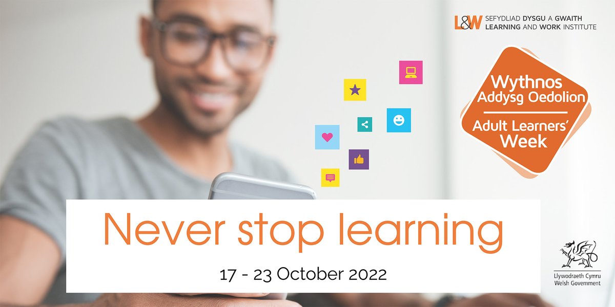 NTFWwbl's tweet photo. #adultlearnersweek offers people in Wales a second chance at
education and skills. Whether it's to brush up on skills, switch
careers or improve health and wellbeing. Discover your passion
and #neverstoplearning https://t.co/bQShIYw5f3
#secondchancenation #adultlearnersweek https://t.co/WuWY3xMy8r