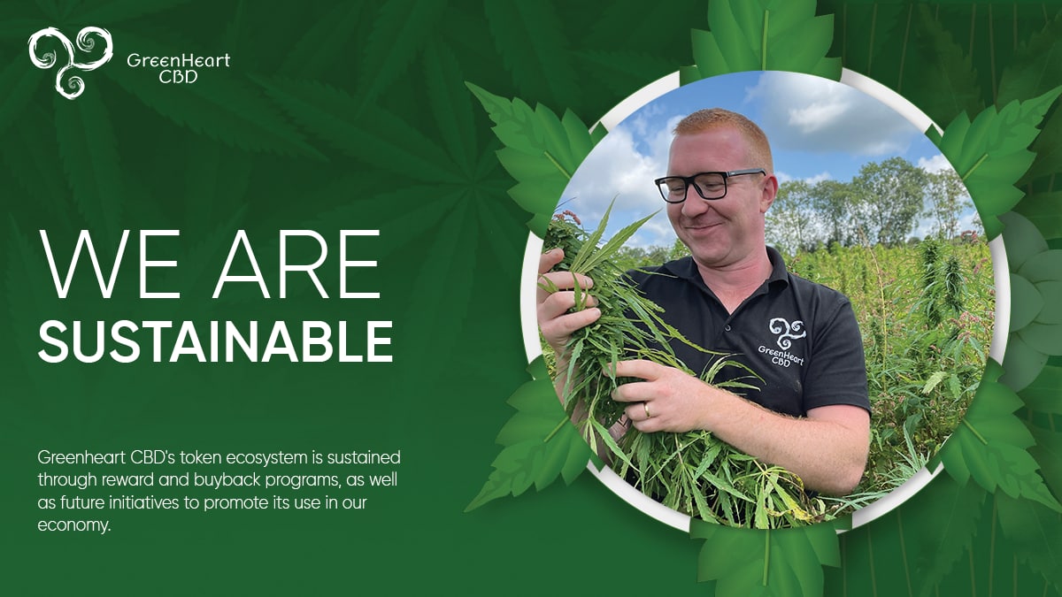 greenheart_cbd's tweet photo. #GreenheartCBD's token #ecosystem is sustained through reward and buyback programs, as well as future initiatives to promote its use in our economy.

#DeFi #dApp #drone #CBD https://t.co/xYXVmxs0v5