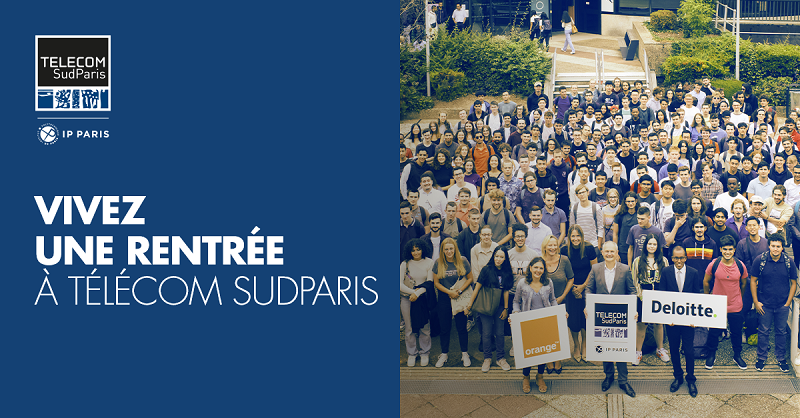 TelecomSudParis's tweet photo. 📽️ Vivez une rentrée à @TelecomSudParis, une école @IMTFrance, membre fondateur @IP_Paris_.
@roxane_adle @orange @orangejobs_fr @DeloitteRecrute @FondationMT @EvrySenartScIn @grandparissud @mondedesgeu @talentsdunum.
#ingénieur #studentlife #DeloitteClass #OrangeClass