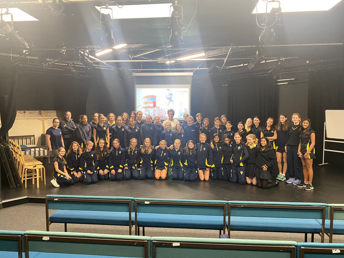 Thank you <a href="/EmmaKirkyO/">Emma Kirk-Odunubi</a> for providing our Going for Gold Athletes with such an insightful talk discussing the importance of the correct footwear and sports bra. Lots of important take away points to consider before any future purchases. #SHHSsport