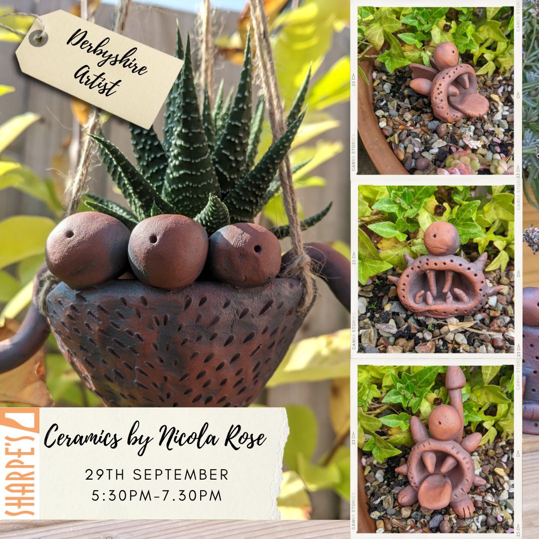 SharpesMuseum's tweet image. Tomorrow night why not come and enjoy an evening Ceramics class with Nicola Rose - this activity is aimed at adults but is suitable for children aged 7+.

See our website for more details.

#CeramicsClass #VisitSwadlincote #WhatsOn