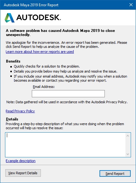 carpikes's tweet photo. Wrote few weeks ago this tool that saves the project when Maya freezes. It works by opening the "crash handler" (shown in pic) which saves the project for you.
https://t.co/xbQw1cPBe7

#maya2019 #crash #maya @AdskMaya https://t.co/7Ngo5oLr7k