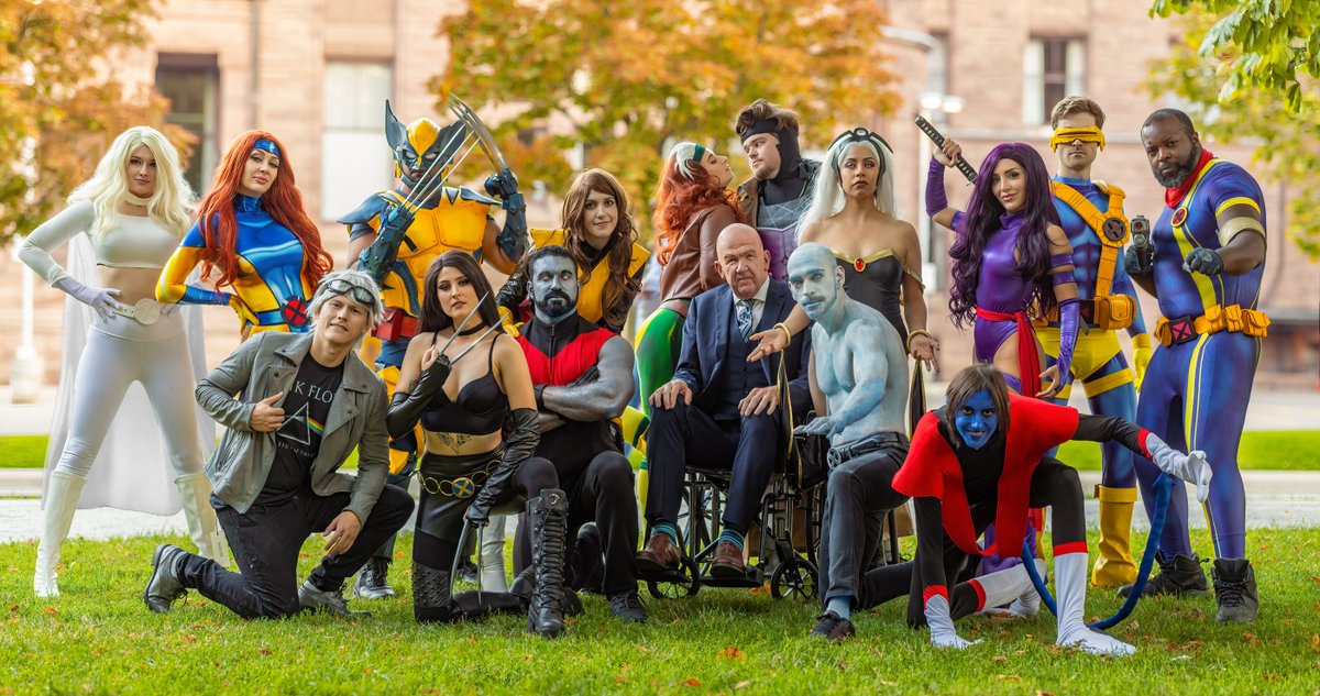 In honor of exciting X-Men related news...we did a group thing! Photo by @altovenue #xmen #Deadpool3 #Wolverine #MarvelStudios