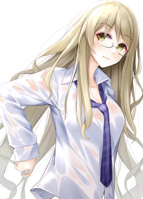 あまり描いた事ないキャラシリーズカオスヘッドの楠優愛 