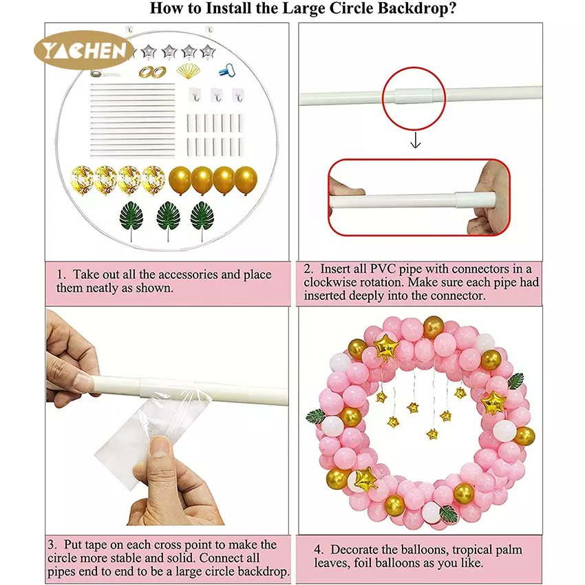 yachenparty's tweet image. 🎈Large Round #BalloonArch #BackdropStand Kit
Besides #balloons, you can also decorate this #circleframe with flowers, fake plants, LED light pendants, or other elements, which will make your #party more attractive and special！

yachenparty.com/product-catego…

#birthdayparty #wedding