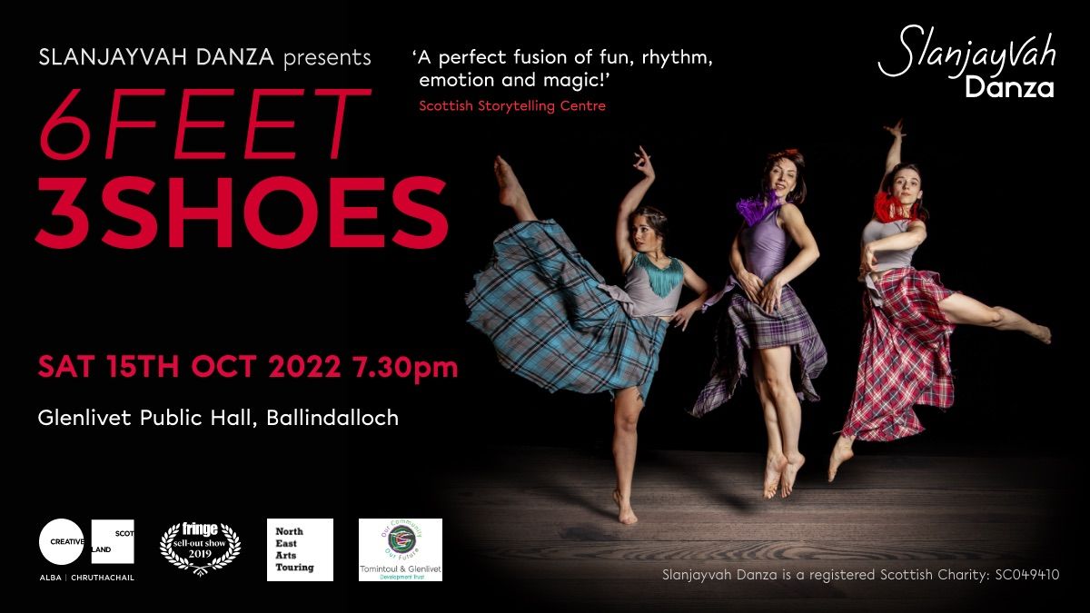 6 Feet 3 Shoes @ Glenlivet Hall 💃 - mailchi.mp/3363f6e51c30/6… Tickets available via neatshows.co.uk/event/6-feet-3…