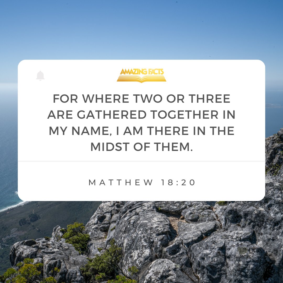 amazingfacts's tweet photo. It is a comfort to know that our God is with us in solidarity and in togetherness. https://t.co/TOybdJstS8