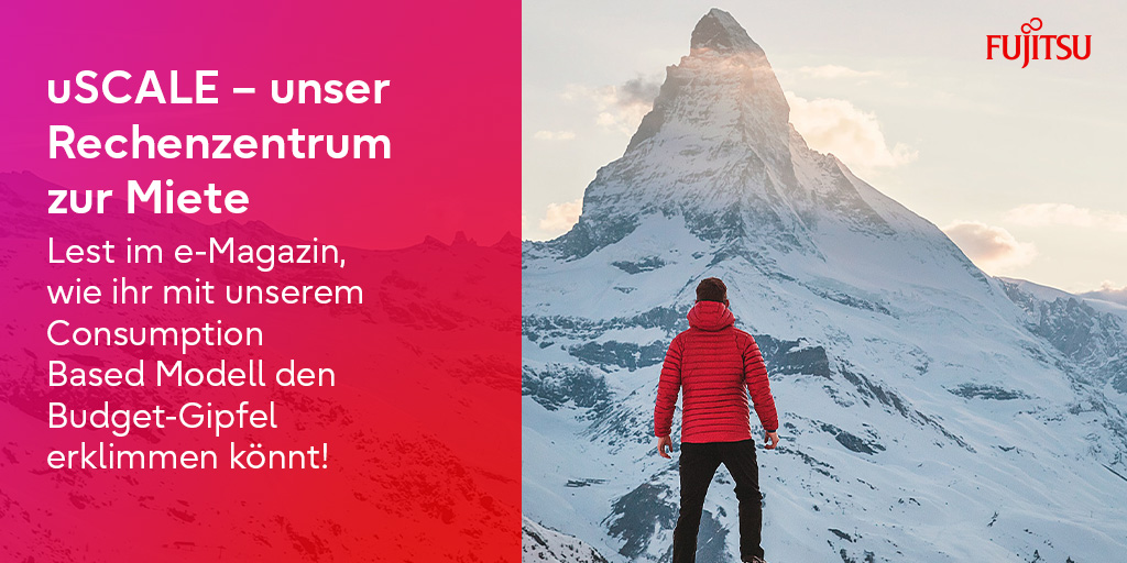 Fujitsu_DE's tweet photo. Zahlen nach Nutzung statt pauschaler Kosten: Klingt gut? Finden wir auch! Alles zu #uSCALE und weiteren Themen rund um das Thema Kosten findet ihr in unserem E-Magazin zum „Budget-Gipfel“.
Jetzt direkt runterladen: https://t.co/lLD95Dd5NA https://t.co/5IvoGDkKf5