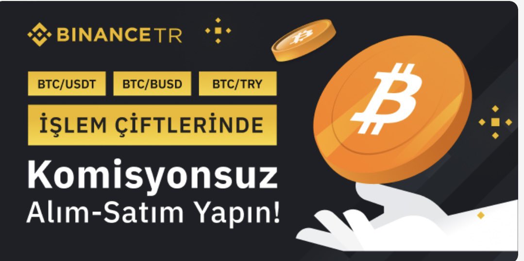 Komisyonsuz Alım Satım için Binancetr 👇

trbinance.com/account/signup…

@Binance_Turkish