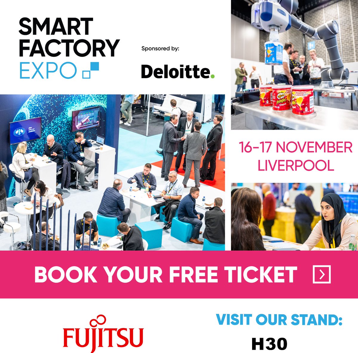 Fujitsu UK (@fujitsu_uk) on Twitter photo Visit us at #SmartFactoryExpo on 16-17 Nov! We’re on stand H30, where you can discover what Fujitsu is doing in the sustainable manufacturing space. Manufacturers - get your FREE ticket via <a href="/TheManufacturer/">The Manufacturer</a> here:
okt.to/k8sAuP Visit us at #SmartFactoryExpo on 16-17 Nov! We’re on stand H30, where you can discover what Fujitsu is doing in the sustainable manufacturing space. Manufacturers - get your FREE ticket via <a href="/TheManufacturer/">The Manufacturer</a> here:
okt.to/k8sAuP