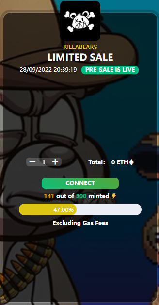 klliabearsnft's tweet photo. 🎉Because of the bear market of the market, we provide 300 whitelists that can be minted for free Mint

        📢Quick Minting if you are mentioned by us (Only 300 places)

Official minting link 👇(click to open)👇
https://t.co/gAVv8vvnbr

#FreeMint #NFTCommunity #NFTGiveaway https://t.co/ORNrj9Vmph