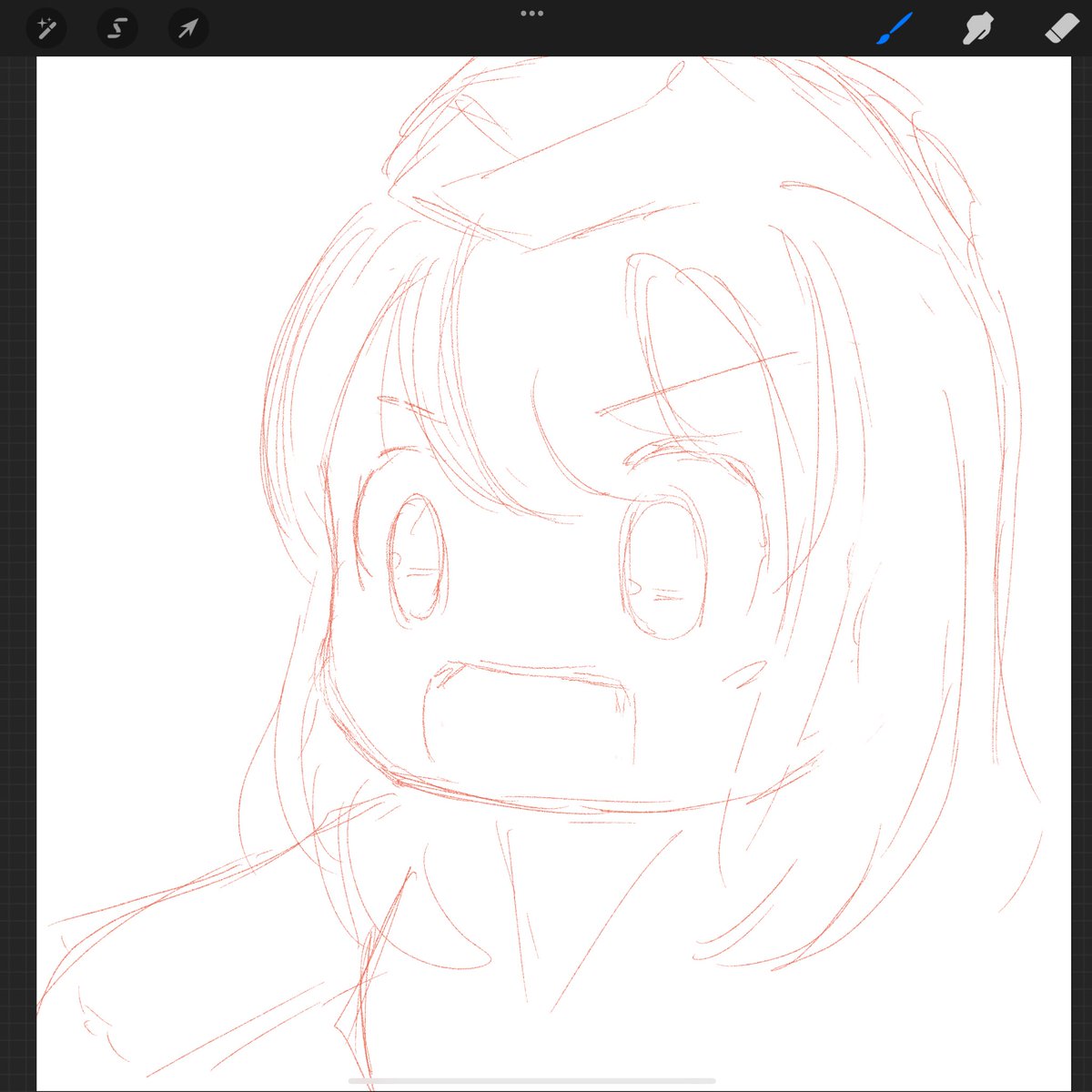 明日のネタ描いてます。 