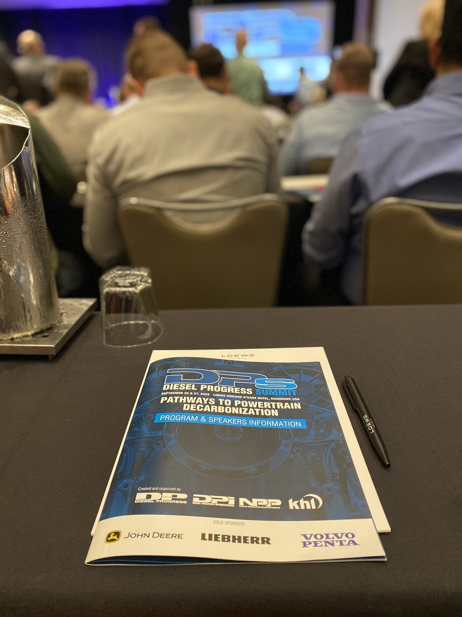 GM fam — getting after #decarbonization at #DieselProgressSummit ♻️⛽️

Working toward a sustainable future — 🦾✨

#KHL