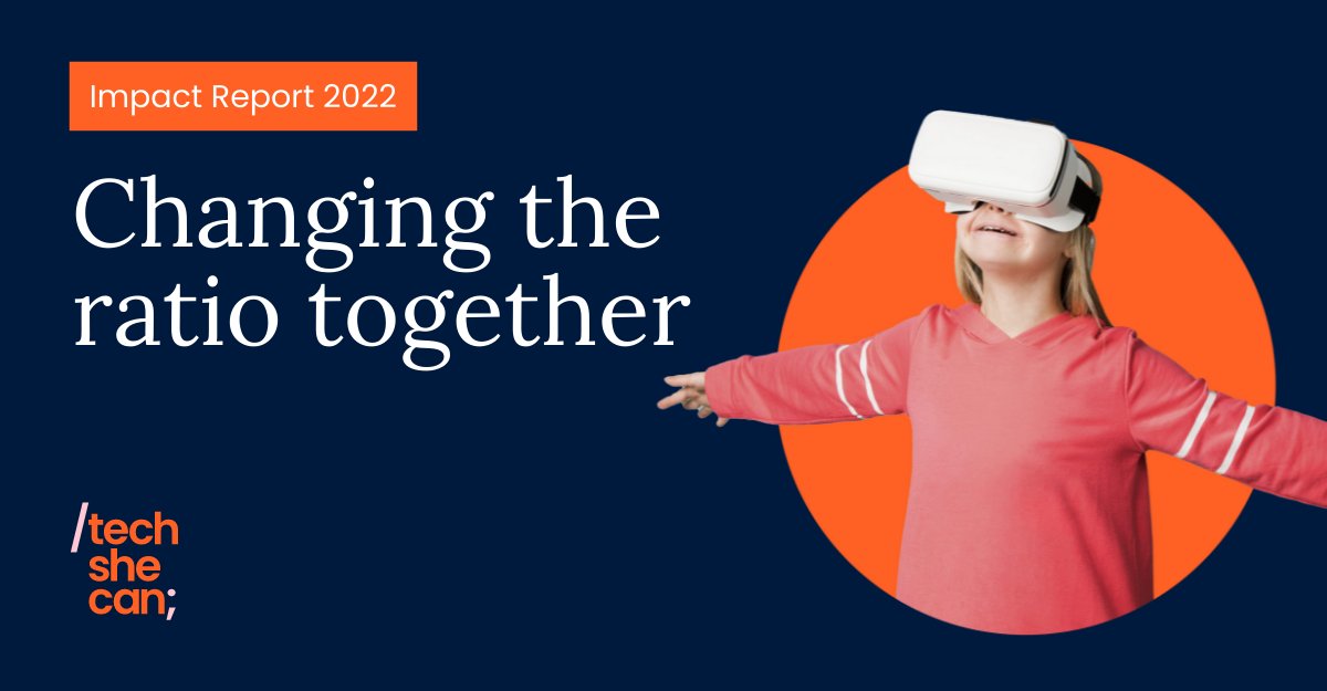 We’re delighted to launch our 2022 #ImpactReport, telling the story of #TechSheCan’s first year as a #charity. Discover how, together with our members, we’re delivering on our ambition to attract more women and girls into technology careers ow.ly/LBe550KUi1o