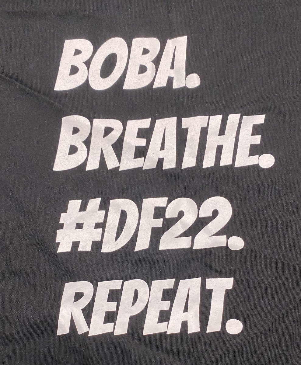 Just now unpacking my suitcase from #DF22  (don’t judge me 🤣) and found my new #BobaBlazers shirt. So much fun!! Thanks for organizing this meetup @SalesforceGLee @PalluAgs @sfdcKokua @evandecker @SFTonyN @elements_cloud