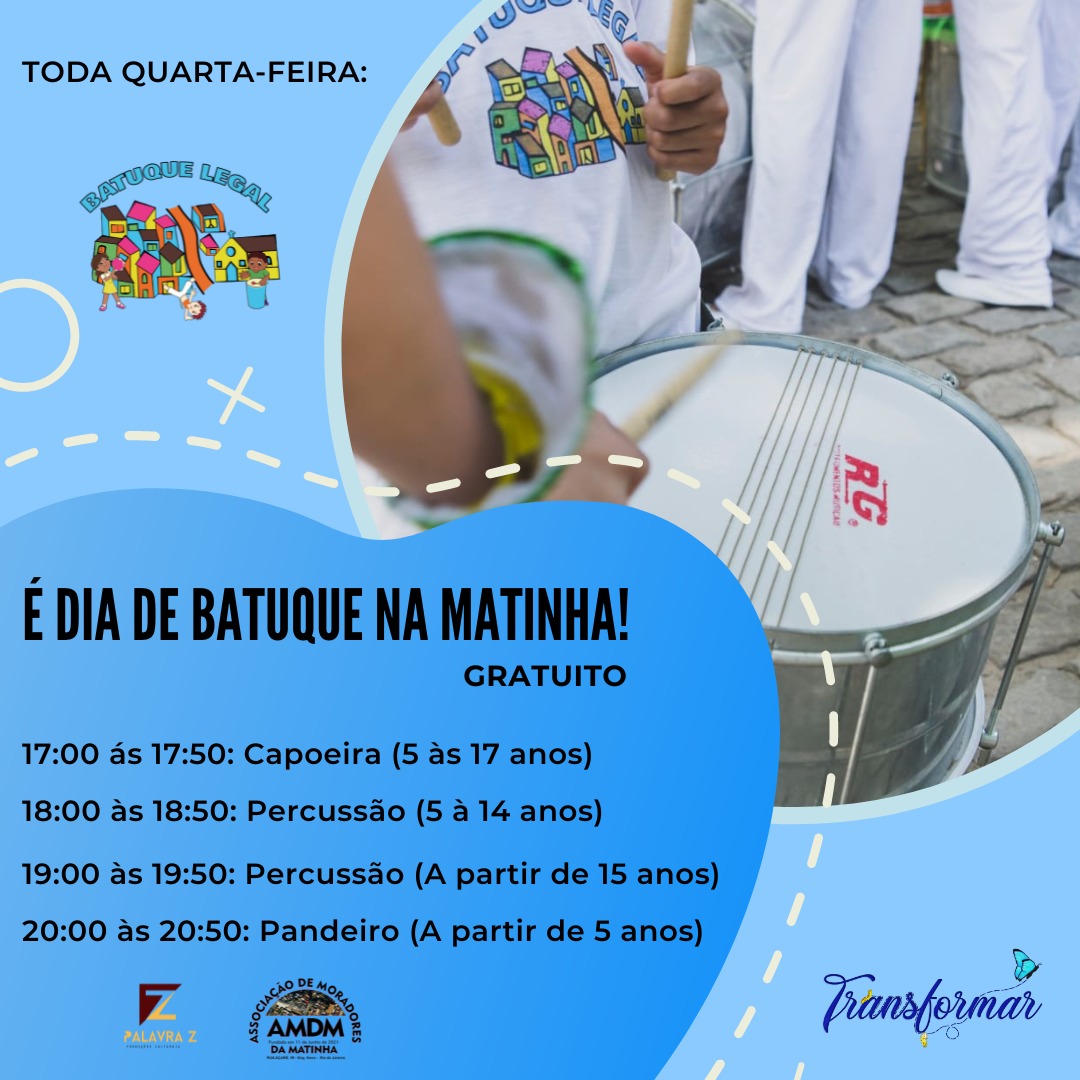 OTransformar's tweet photo. Nossos projetos: Trançando a Vida, Batuque Legal e Piano Interativo
#tamojunto #somoscapazes #todostemosvalor #pazparatodos https://t.co/kVG0vizoQG