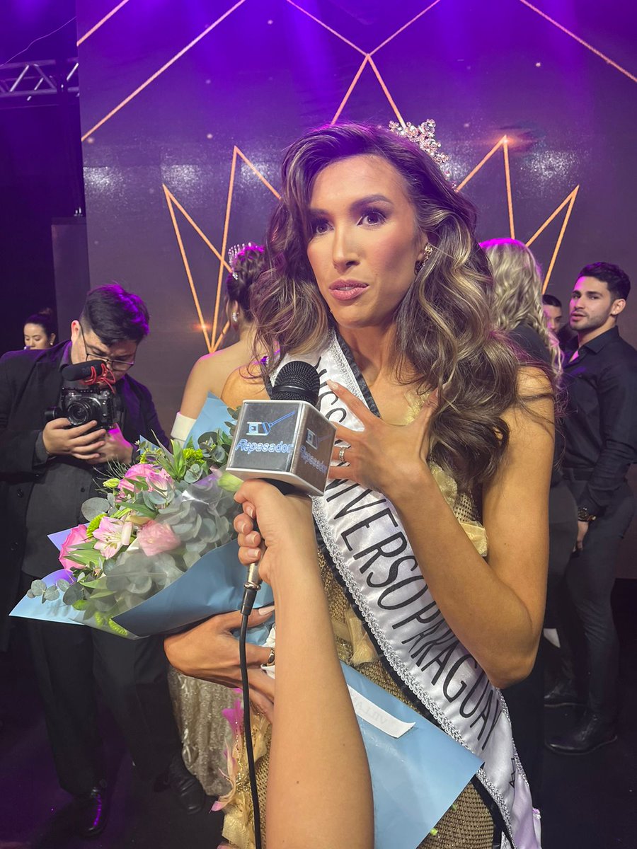24horasPy's tweet photo. ¡Aplazada!: el grave error de la Miss Universo Paraguay al relatar la historia de la bandera paraguaya https://t.co/TFBJhYNLFf https://t.co/Slul8dBunL