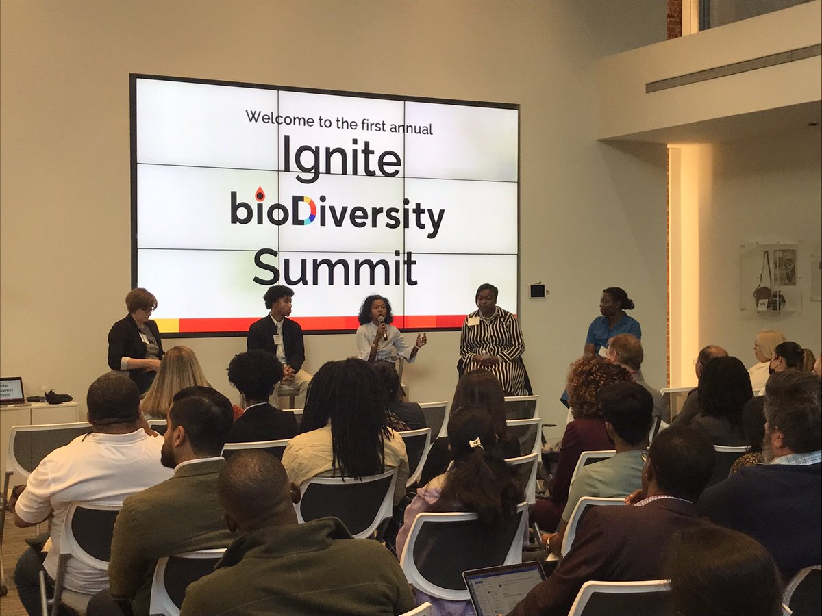 Kicking off Day 2 of @IgniteLC bioDiversity Summit diving in to how we build more equitable #lifescience #internship programs with @ProjectOnramp’s Lila Neel, @BostonUncf @LabCentral @BFITinvolved and other great friends! #WeAreBioDiversity