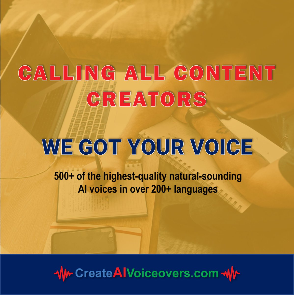 itsspeakyai's tweet photo. Calling All Content Creators. We got Your Voice...
Check it out! https://t.co/TEVOFvYuJ0 https://t.co/woB8cMFsLX