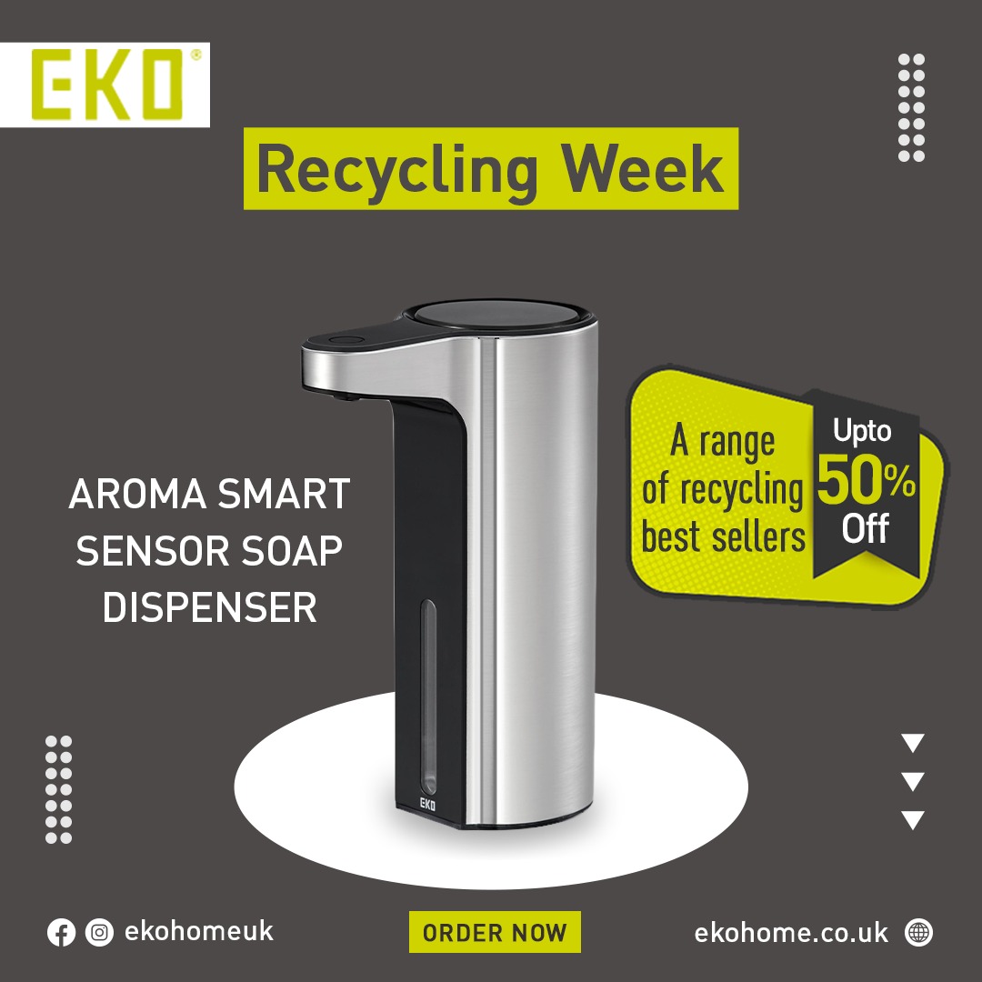 EKOhomeUK's tweet photo. The ideal solution for convenient and #hygienic #handcleaning. No-touch dispensing of #liquidsoap with motion sensor cleaning. Rechargeable via USB.

🌐https://t.co/jj1Ak3TQaI https://t.co/IqVIKhjowF
