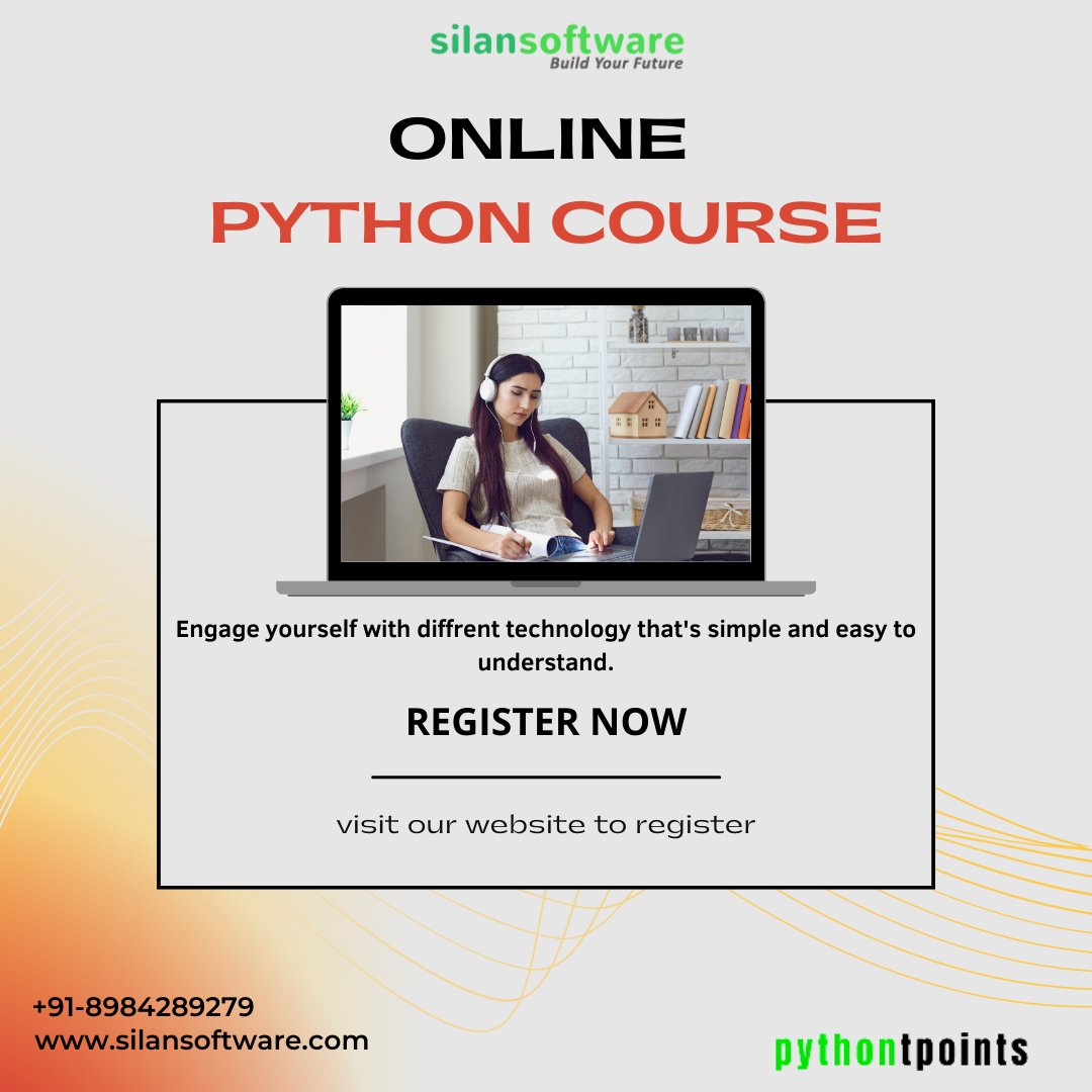 SilanSoftware's tweet photo. Python Full Stack Development course now in Bhubaneswar. Join With us now to boost your career and get your dream job.
#PYTHON #python #pythoncourse #free #offercourse #pythoncode #pythonfullstack #pythonlearning #technology #coursesonline #offlinecourses #pythontraining https://t.co/aotpxmTKee