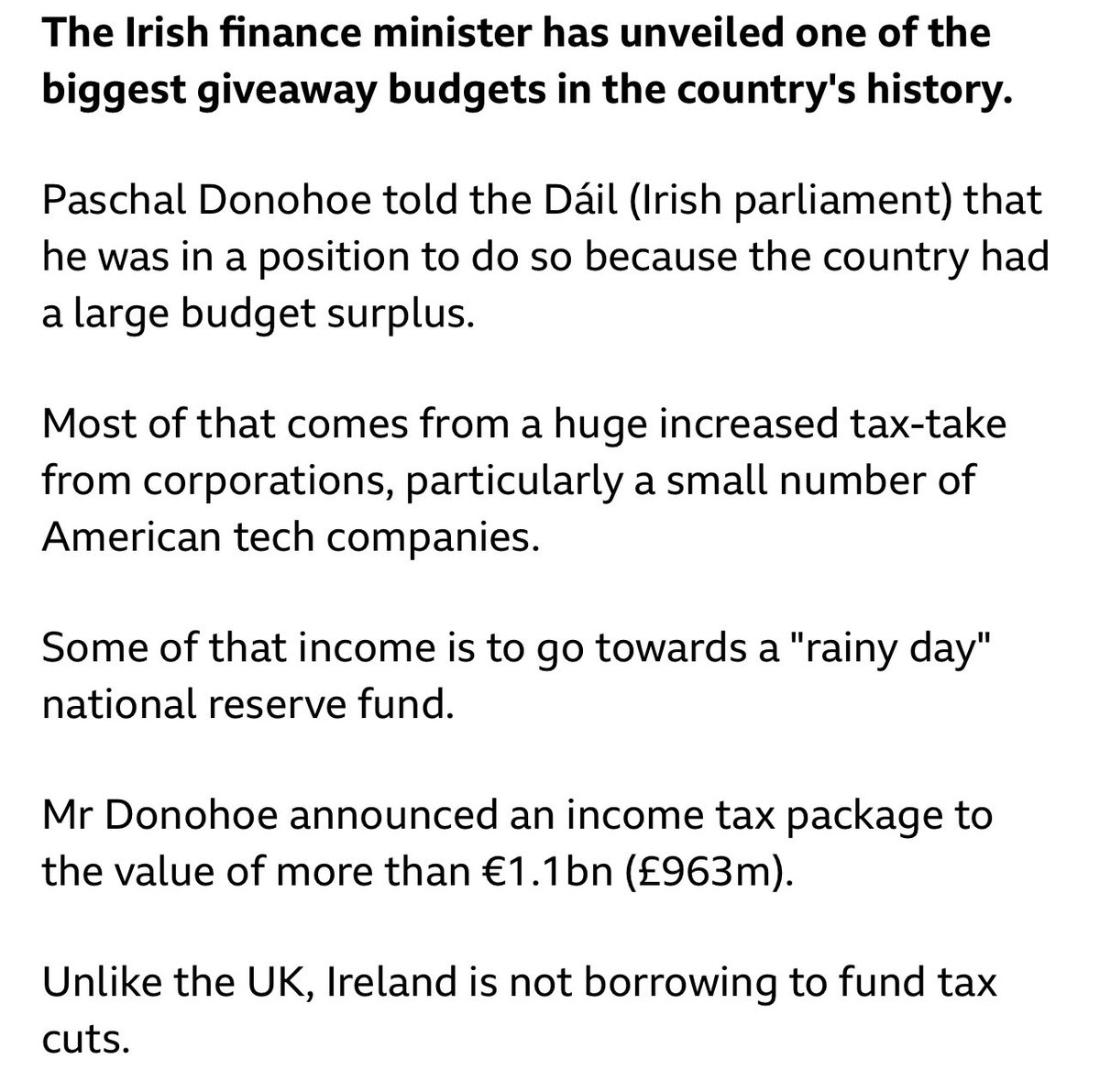 marcuscarslaw1's tweet photo. Meanwhile in Ireland. https://t.co/EQR6YpA6Bp