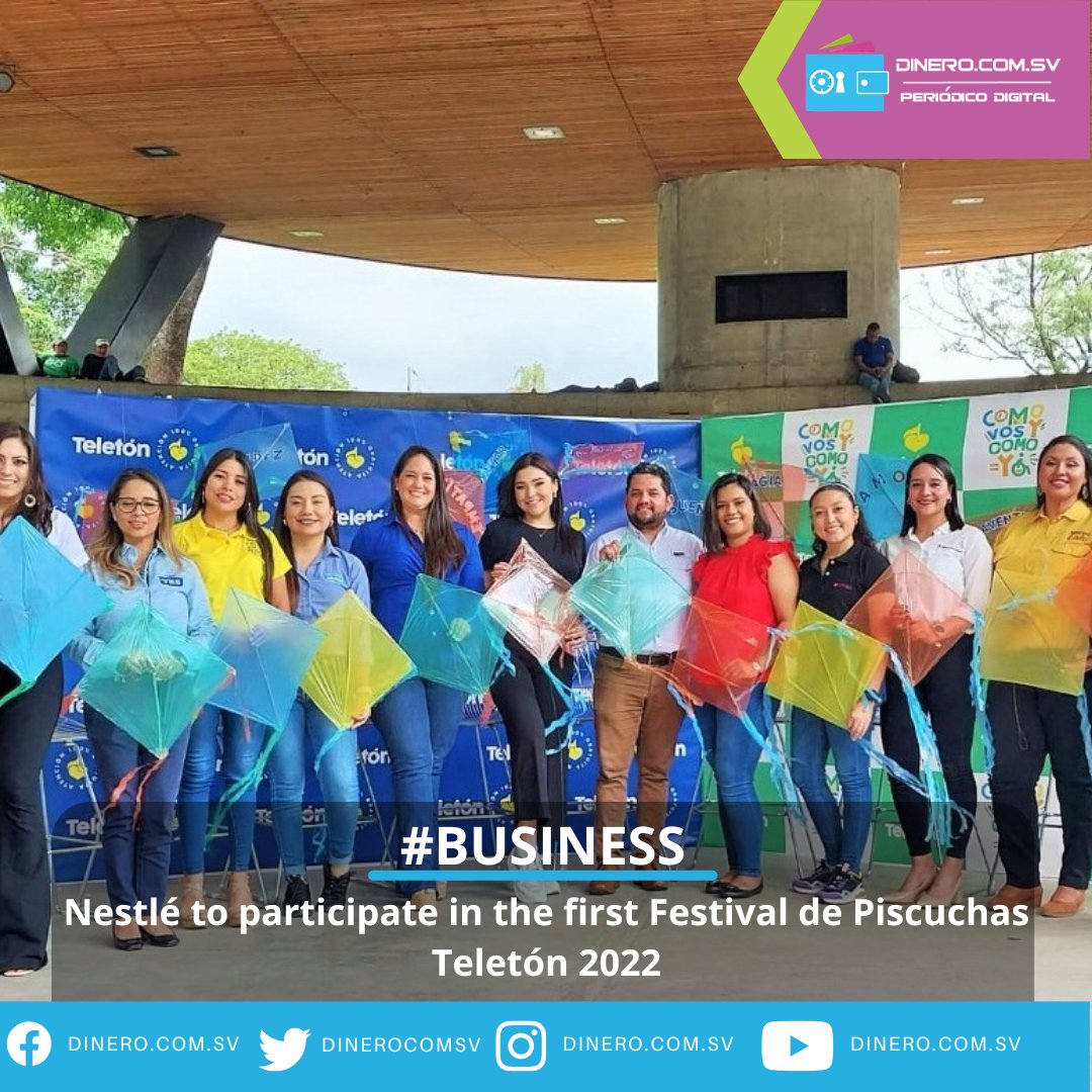 dinerocomsv's tweet photo. #Business @nestlecam to participate in the first Festival de Piscuchas Teletón 2022
Read it here: https://t.co/NSP4jOHG8W
#NESTLÉ #FestivaldePiscuchas #Teletón2022 #FUNTER https://t.co/82fABevrMU