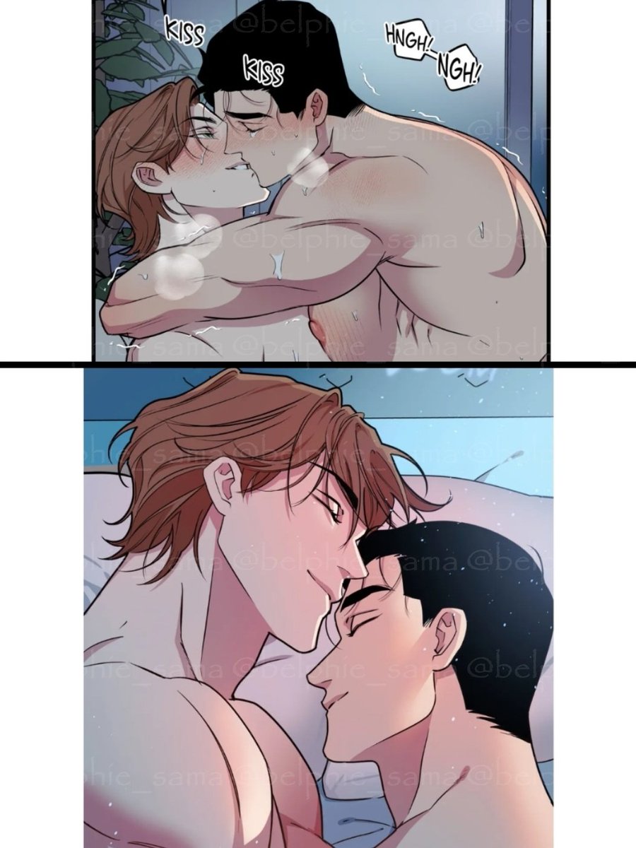 Beom finally said "I love you, too" to Dowon. I'm- 🥹🤧

🔗[lezhinus.com/en/comic/fullv…]