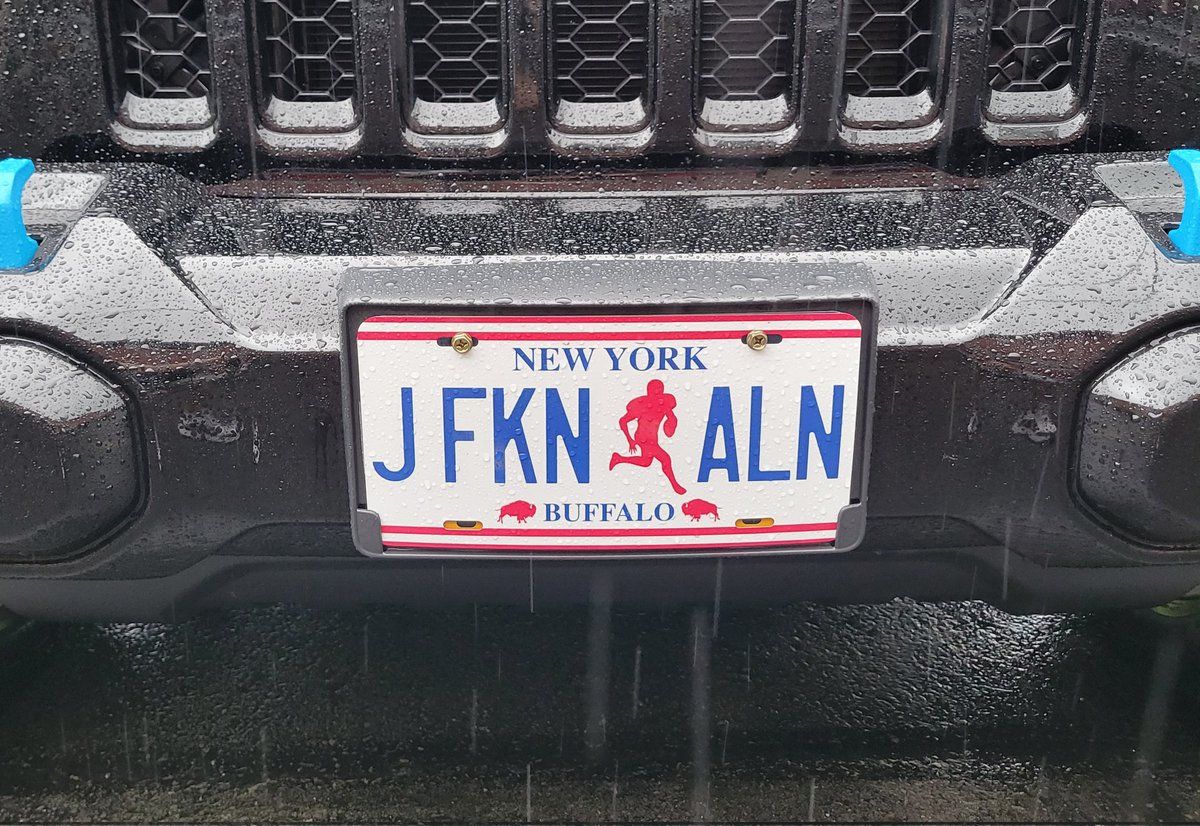 JoshAllenBurner's tweet photo. Best custom plate I ever did see https://t.co/ROjPN1MKDo