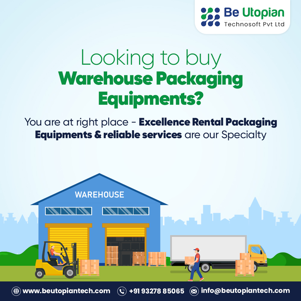 BeUtopianTech's tweet photo. Your #fragile Goods deserve a Right Equipment. 

-        Provide a wide range of Rental Packaging Machinery and Equipment, suitable to mount, seal, strap, stretch-wrap or shrink-wrap goods. 

Call now to enquire about one of our #rental  #packaging  #Equipment - +91 93278 85065 https://t.co/lzPTGNkqMI