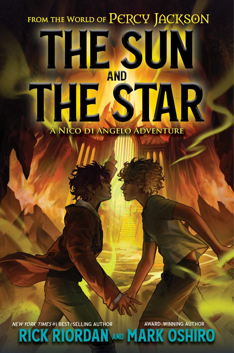 updatespercy's tweet photo. The book cover for THE SUN AND THE STAR ‘A Nico Di Angelo Adventure’ ! has been released. https://t.co/UY0CxvrySg
