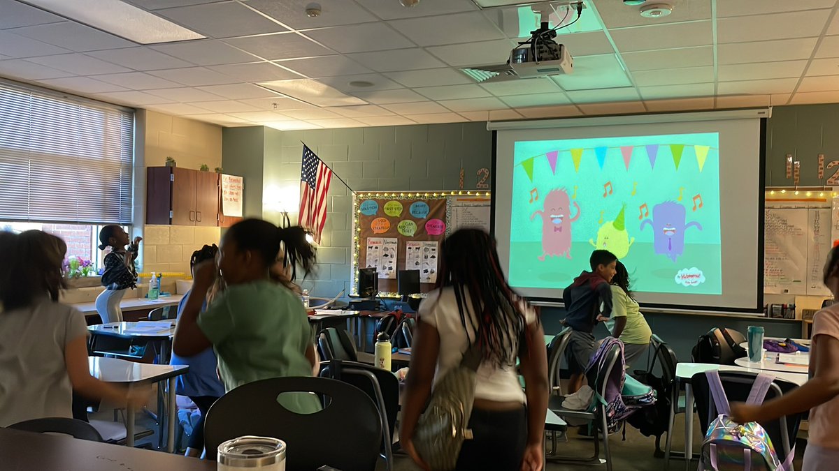 Quick morning dance before we start the day! <a href="/HumbleISD_LSE/">Lakeshore Elementary</a> #leopardspotting