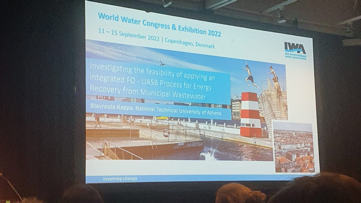 ForwardwaterPrj's tweet photo. @ForwardwaterPrj participated with an oral presentation at the World Water Congress &amp; Exhibition  in Copenhagen! 
The @NtuaSel  team presented the concept of @ForwardwaterPrj and some of the experimental results 👨‍🔬🧪 in the session "Energy Efficiency &amp; Recovery".
@ELIDEK_HFRI https://t.co/KlMYrZDGCj