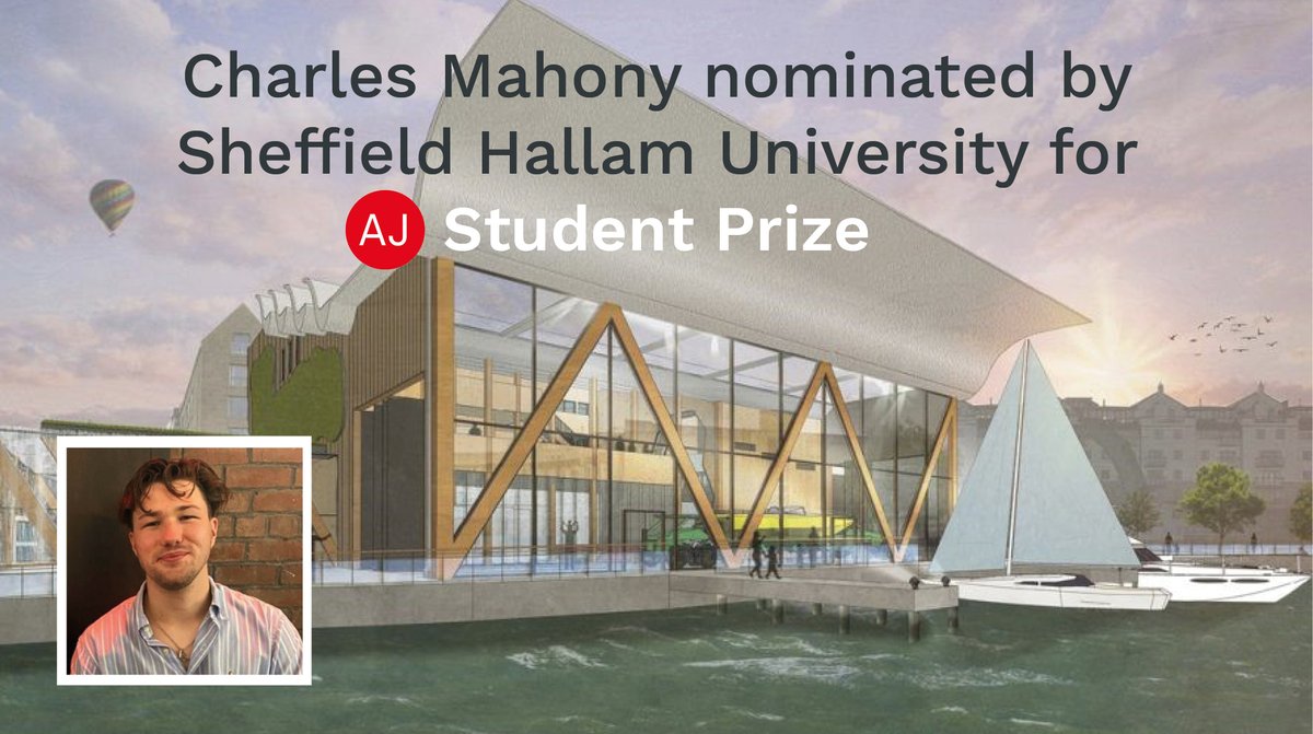 Charles Mahony from our #Sheffield studio has been nominated by @sheffhallamuni for this year’s @ArchitectsJrnal Student Prize! Find out more about his nominated design which promotes #sustainability : bit.ly/3dSRaUP